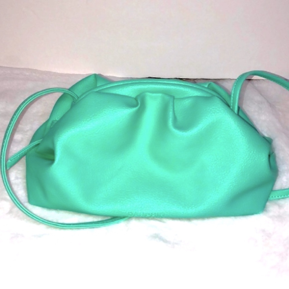 Rare Mint Cloud Dumpling Mini Pouch Crossbody Bag - image 1